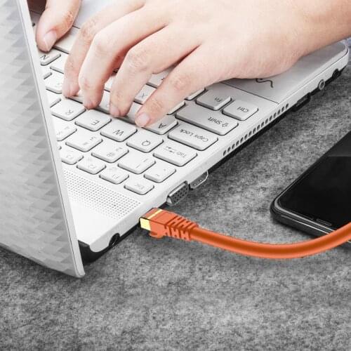 CAT 8 Professional Ethernet Cable Shielded SFTP Internet Network Patch Cord Heavy Duty High Speed 26AWG LAN Cable For Router etc