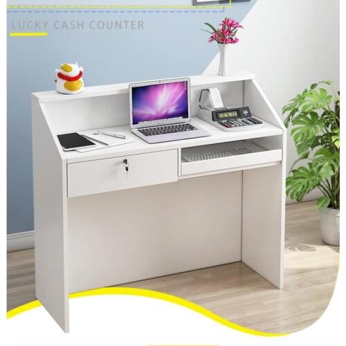 Modern supermarket small cashier bar company front desk beauty salon shop front desk