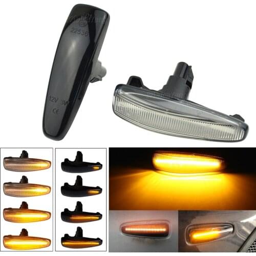 LED Dynamic Turn Signal Light Side Marker Lamp For Mitsubishi Lancer Evolution Evo X Outlander Sport RVR ASX Mirage 2014