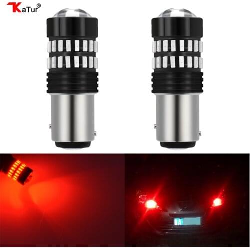 2pcs S25 P21/5W BAY15D New Design Led Car Brake Stop Lights S25 Two Pins Double Contact Bulbs 4014 Chips White Car Light Source