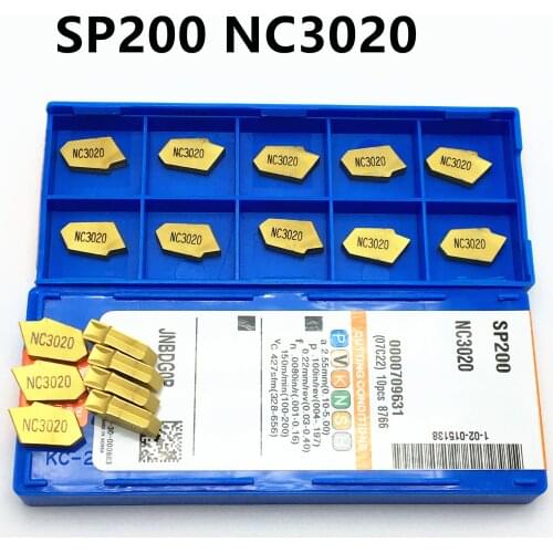 20PCS SP200 NC3020 Insert Carbide ZQ2020 Tool ZQ2525 Groove Tool Holder Lathe Tool Turning Tool Separation and Slotting Blade