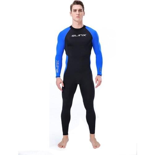 Protection Clothing Mens Thin Quick-Drying Swimsuit One-piece Waterproof Surfing Diving Suit