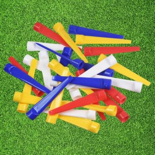 10Pcs Golf Tees Sturdy Reduce Friction Accessory Driving Range Golf Practice Tee Holder Kit Oversized Head Golf Tee Holder