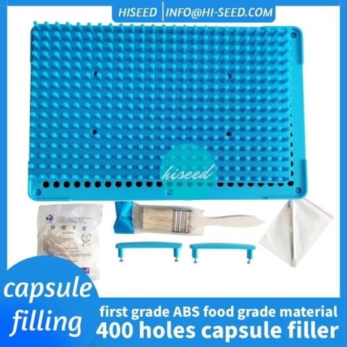 400 Holes 0# Capsule Plate Filling Powder Manual ABS Plate Household