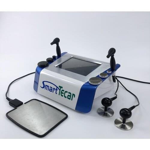 Smart Tecar Cet Ret Pain Relief Physical Therapy Physiotherapy Diathermy Slimming Machine with 2pc 80mm heads