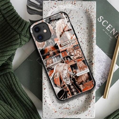 Alucard Castlevania Anime Tempered Glass Soft Silicone Phone Case For iPhone SE 6s 7 8 Plus X XR XS 11 Pro Max Cover Shell
