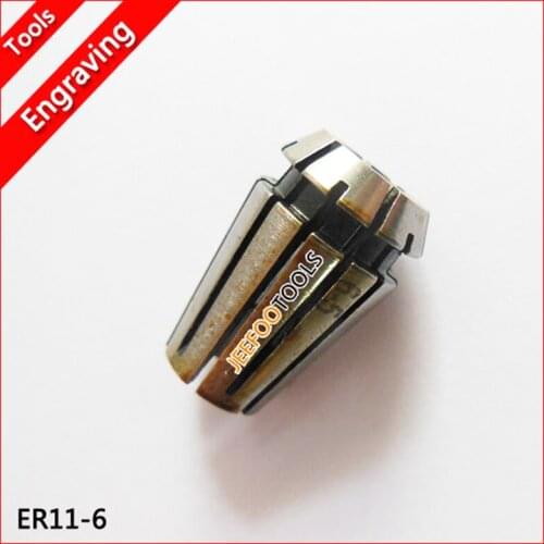 ER11-6, ER collet, spring collet, ER nut, clamping range for cnc router and milling cutting tools