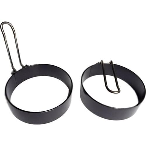 Stainless Steel Form for Frying Eggs Tools Omelette Mould Device Egg/pancake Ring Egg Shaped Kitchen Appliances Handle Non Stick