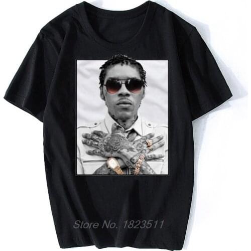 T Shirt Vybz Kartel Reggae Dancehall Jamaica Weed Clark Cool Casual Pride T-Shirt Men Unisex New Fashion Tshirt Tees Harajuku