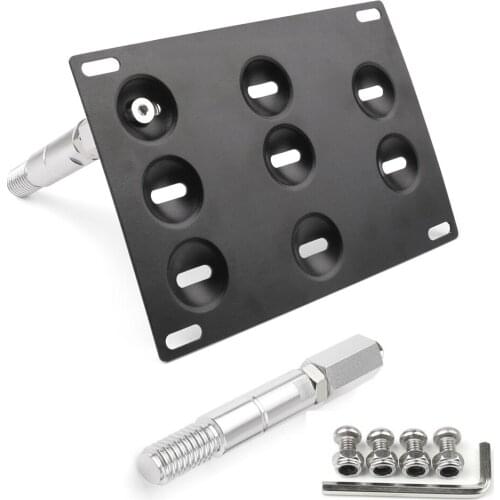 Car Bumper Car License Plate Mount Bracket Holder For VW Golf 6 Tiguan PASSAT CC Scirocco Touran for SKODA