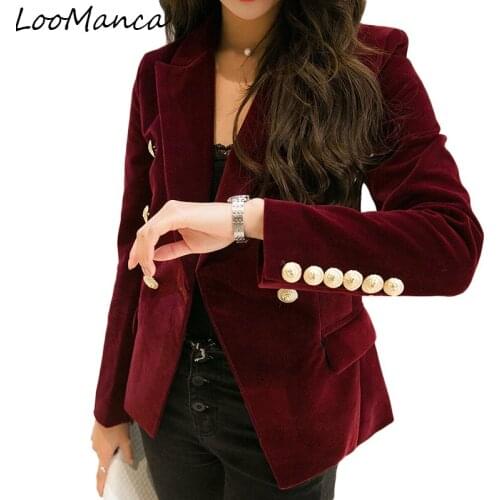 LooManca Women's Office Blazers