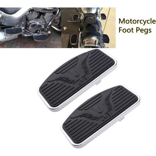 Motorcycle Foot Pegs Wide Foot Rests Footpeg For Honda VTX 1300/1800 Suzuki Boulevard C50/Volusia 400 800 Motorcycle Accessories