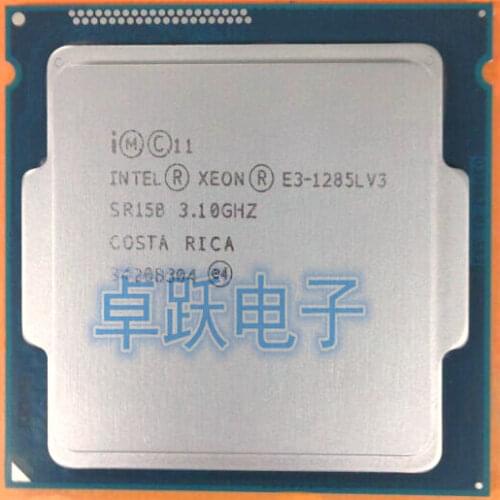 Original Intel E3-1285L V3 E3-1285LV3 E3 1285L V3 CPU Processor 3.1G 65W LGA 1150 22nm Quad Core free shipping