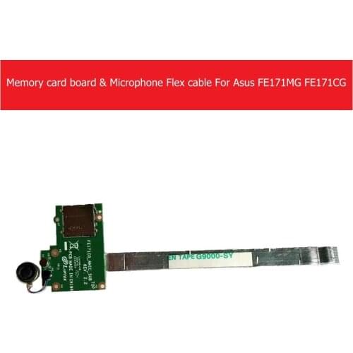 Genuine Microphone Flex Cable For Asus Fonepad 7 FE171 FE171MG ME171 K01N FE171CG k01F Memory card board AMIC_SUB REV2.2 Parts