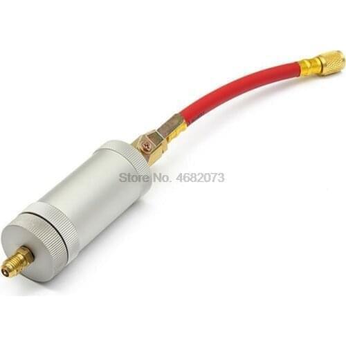 By DHL 20pcs R134A R12 R22 Air Conditioning Car Oil / Injection Dye Injection Tool 2 Oz 1/4 "Pure Liquid Oil Coolant Filler Tube