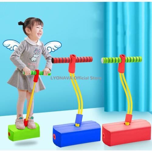 Foam Pogo Stick Jumper For Kids Indoor Outdoor Fun Sports Fitness Toddler Boys Girls Children Games Sensory Toys Giochi