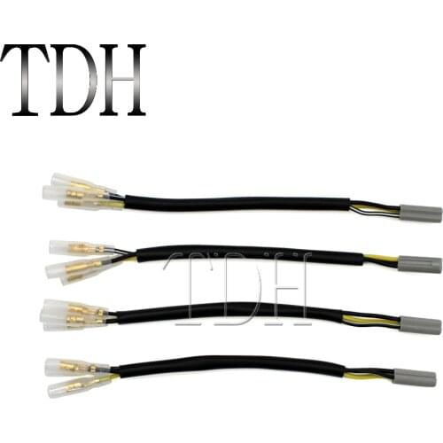 Turn Signals Wire Plug Adapters OEM Connectors For YAMAHA YZF-R6 R6S R1 FZ6