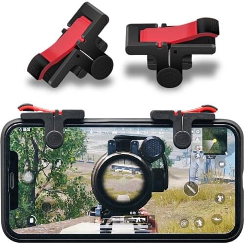 Smart Phone Mobile Gaming Trigger for PUBG Mobile Gamepad Fire Button Aim Key L1 R1 Shooter Pubg Controller Gamepads 521#2