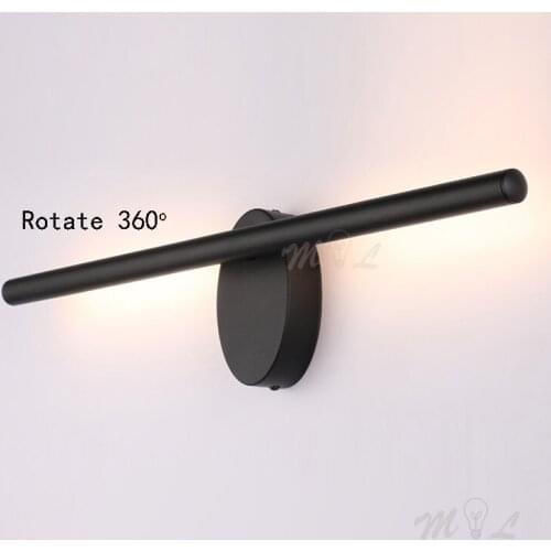 Led Mirror Front Lamp Modern Bathroom Lamp Minimalist Wall+lamps Rotatable Sconces Wall Light Fixtures 8W 10W 14W Bathroom Light