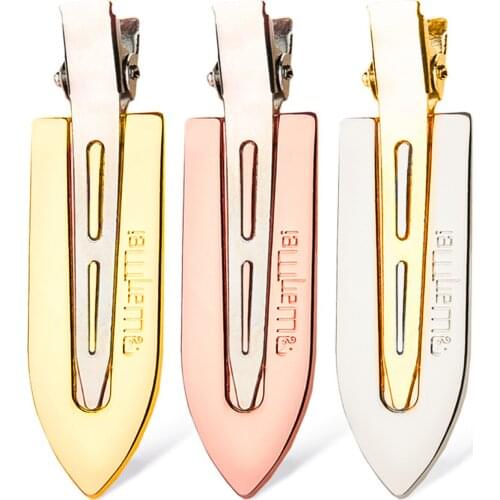 Hair Clips No Crease Metal Hair Pins Clamps Snap Barrettes for Girls Women Makeup & Hair Styling