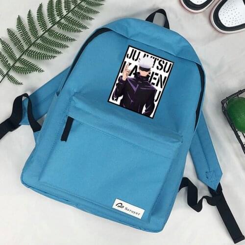Jujutsu Kaisen Satoru Gojo Itadori mochila kawaii laptop 2021 travel mochilas da moda femenina girl backpack