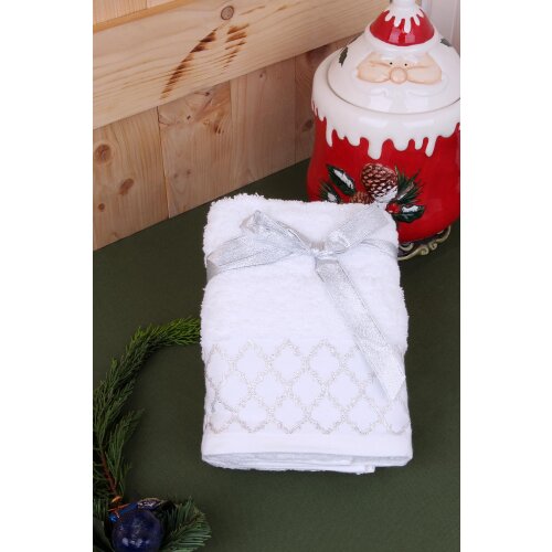 % 100 Cotton 50x70 cm Hand Face Towel Set 2 Pieces