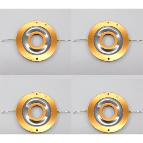 4pcs 44.4mm Super Tweeters Voice Coil Titanium Film Flat 8OHM For JBL 2404 2404J 2404J-1 2405 2405 2405J Speaker Drive Repair
