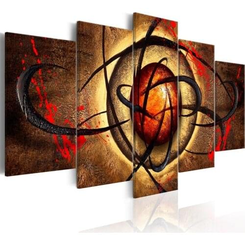 5 Panel Wall Pictures for Living Room Picture Print Painting On Canvas Wall Art Home Decor Living Room Canvas Print/PJMT-B (667)