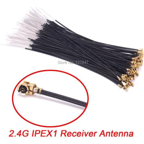5PCS 15cm 150mm 2.4G IPEX1 IPEX 1 Receiver Antenna for Frsky JR Hitec Flysky and Orange RX Receiver Replacement Antennas