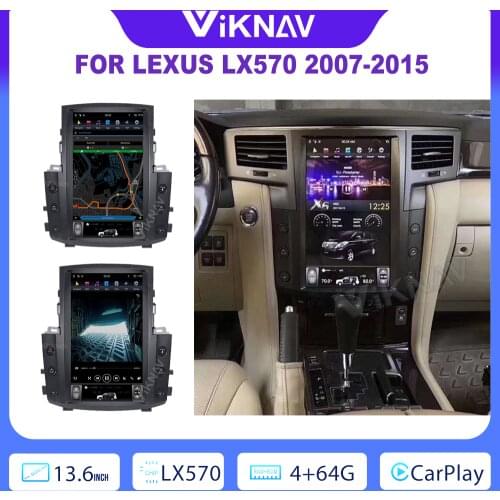 Touch Screen For LEXUS LX570 2007 2008 2009 2010 2011 2012 2013 2014 2015 PX6 Tesla 13.6 inch for Lexus Car Radio Player GPS Nav