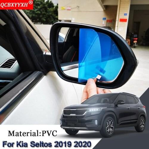Car Styling Anti Fog Car Window Clear Film Car Rearview Mirror Film Waterproof Stickers Car Accessories For Kia Seltos 2019 2020