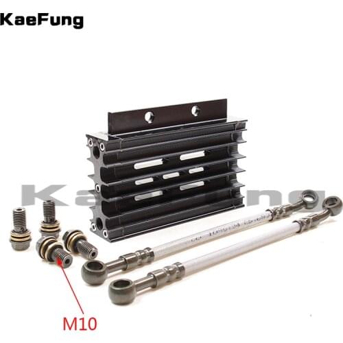 Motorcyel parts CNC Aluminum Alloy Oil Cooler Radiator Kit for 110 125CC PIT DIRT BIKE CRF Monkey Bike ATV Quad