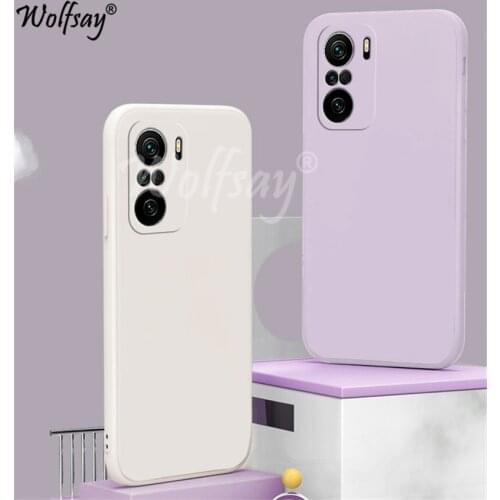 Candy TPU Case For Xiaomi Poco F3 GT Case TPU Carbon Fiber Solid Color Liquid Case For Xiaomi Poco F3 GT Cover Xiaomi Poco F3 GT
