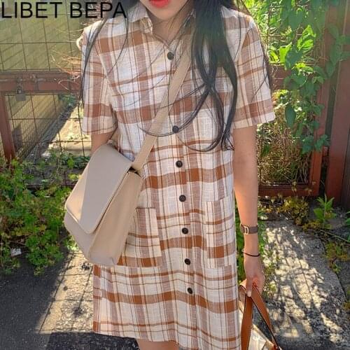 Модные платья в клетку Colorfaith China At AliExpress