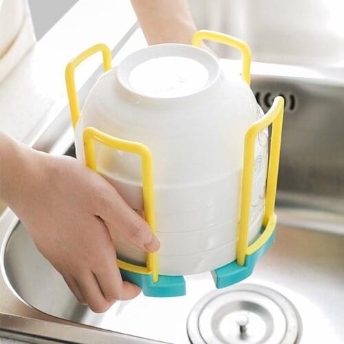 Multifunctional Household Dinnerware Drainer, Small Bowl Holder Tableware Drainer, Kitchen Supplies Storage Drainer