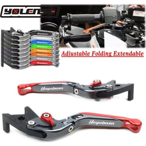 Motorcycle Folding Extendable Adjustable Brake Clutch Levers For SUZUKI GSX1300R HAYABUSA GSX 1300R 2008-2017 2016 2015 2014