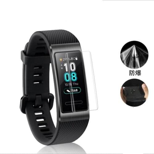 2pcs Soft TPU Clear Protective Film For Huawei Band 3 Pro Watch Smart Wristband Band3 pro Bracelet Full Screen Protector Cover