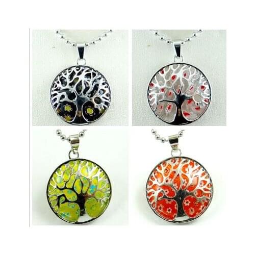 Natural Stone Quartz crystal Opal lapis Silver Color Bird on Tree of Life etc Pendant for diy jewelry making necklace