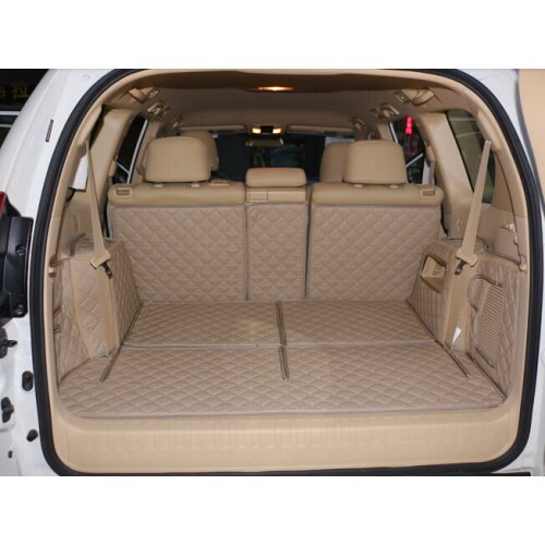 Full Surrounded Car Trunk Mats for Land Cruiser Prado 7seats 2014-2010 Waterproof Carpets for Prado 2015