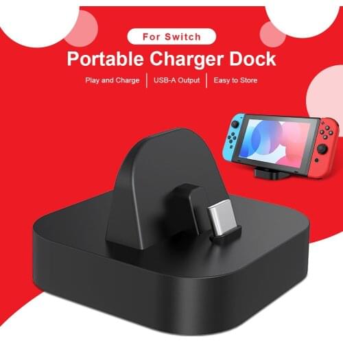 Portable Charger Dock Stand Type-C Charging Station for Nintendo Switch gaming accessories nintend switch dock charging station