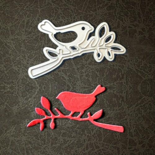 Bird In Branches Metal Steel Flying Bird Cutting Dies Stencils DIY Scrapbooking Decorative Embossing Craft