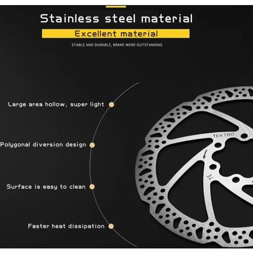 TEKTRO Bike Rotor 160mm 180mm 203mm Mountain Bicycle Hydraulic Disc Brake Rotors For MTB Road Foldable Bike Xiaomi365