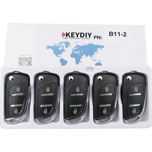XRHSKEY Original KEYDIY B11-2 button Smart key KD For KD900/KD MINI/KD-X2 Key Programmer B Series Remote Control