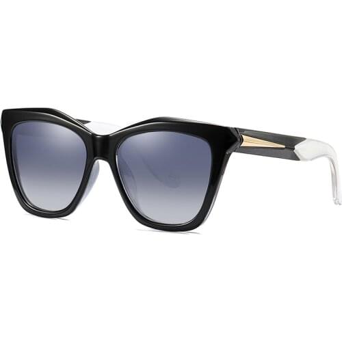 Luxury HD Polarized Women Sunglasses Fashion Round Ladies Vintage Brand Design Oversized cat eye woman Female Sun Glasses oculos