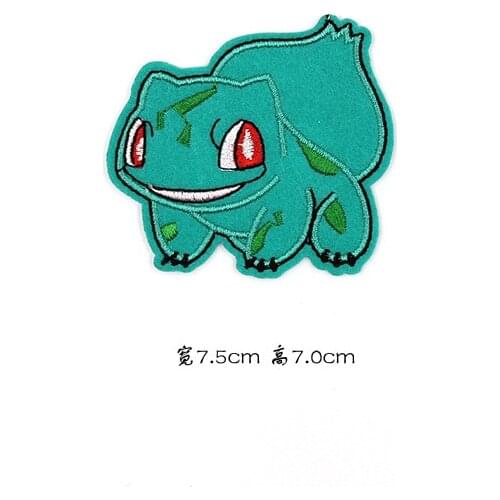 10pcs/lot Cartoon Monster Sticker Animal Patches For Clothes Girls Boys Favorite Embroidery Appliques Child Clothing Accessories