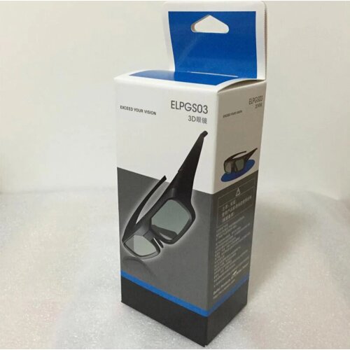 3D Active Glasses for EPSON ELPGS03 EH-TW3020 EH-TW3020E EH-TW5020UB EH-TW5020UBE EH-TW6010 EH-TW6100 TW8100 USB Rechargeable