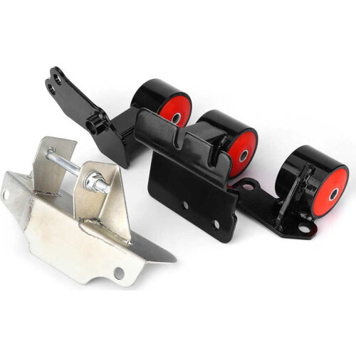 Car accesories battery bracket 4Pcs Engine Motor Mount Upgrade Kit Fit for Honda Civic/CRX D15/D16 88-91 car battery mount