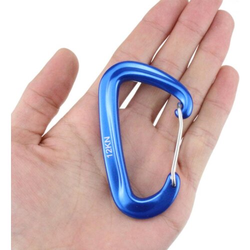 Aluminum Alloy Carabiner Keychain Outdoor Camping Climbing Snap Clip Lock Buckle Hook Climb Hook Clip Backpack Buckle Keychain