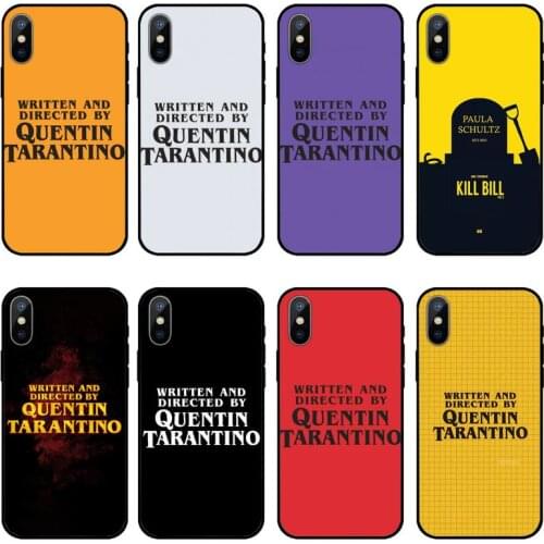 Written and Directed by Quentin Tarantino Phone Case for iPhone 11 12 pro XS MAX 8 7 6 6S Plus X 2020 XR mini