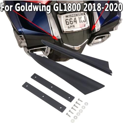 Motorcycle Black Rear Fender Filler Strips Rear fender baffle For Honda Goldwing GL1800 GL 1800 F6B 2018 2019 2020
